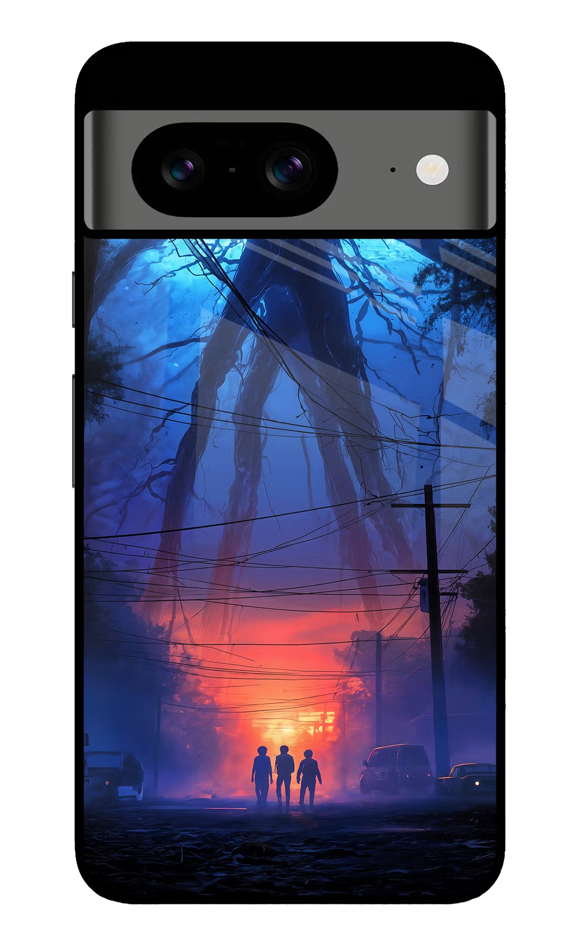 Ordinary Things Shadow Google Pixel 8 Glass Case Back Cover by Casekaro