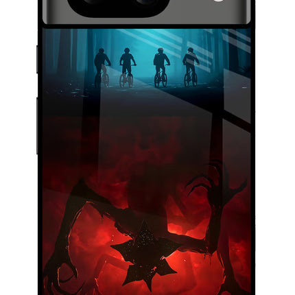 Ordinary Things Downside Up Google Pixel 8 Glass Case Back Cover by Casekaro
