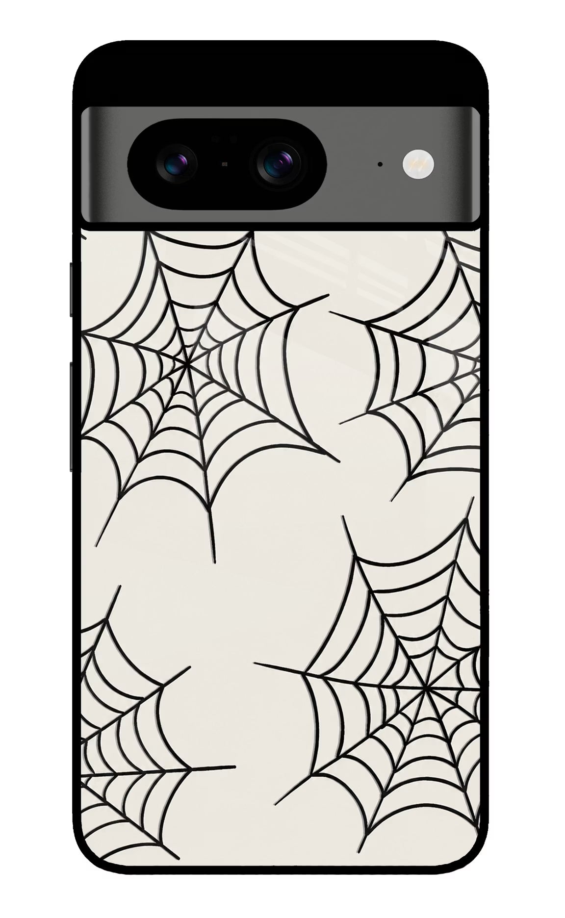 Spider Web Google Pixel 8 Glass Case