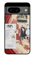 Taylor Swift Google Pixel 8 Glass Case