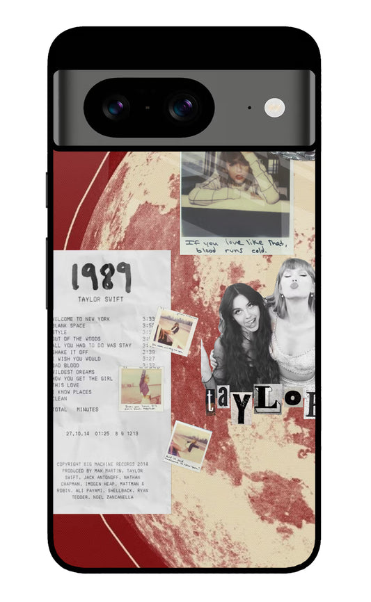 Taylor Swift Google Pixel 8 Glass Case