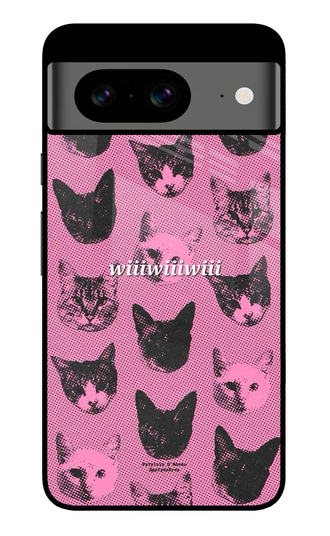 Pink Cats Google Pixel 8 Glass Case