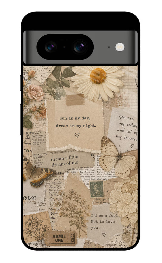 Vintage case Google Pixel 8 Glass Case