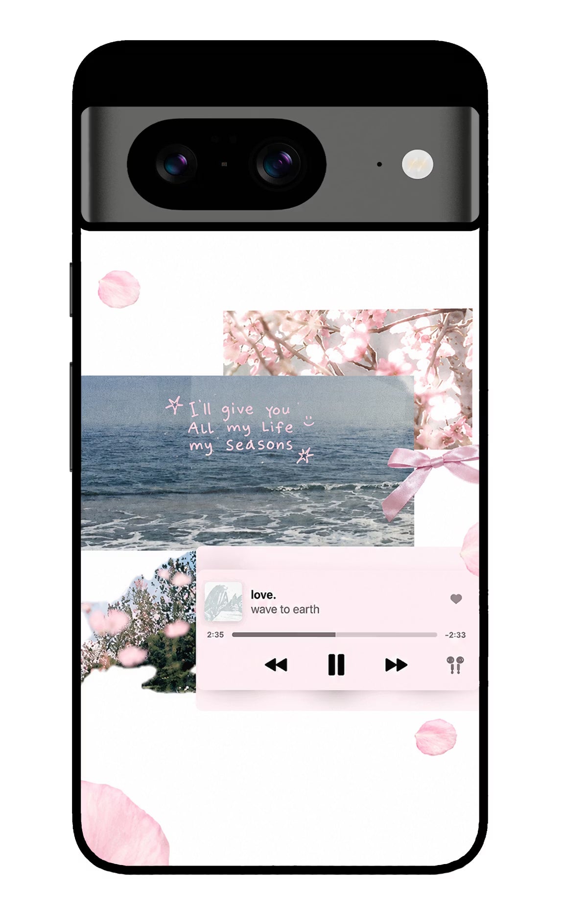 Wave to earth Google Pixel 8 Glass Case
