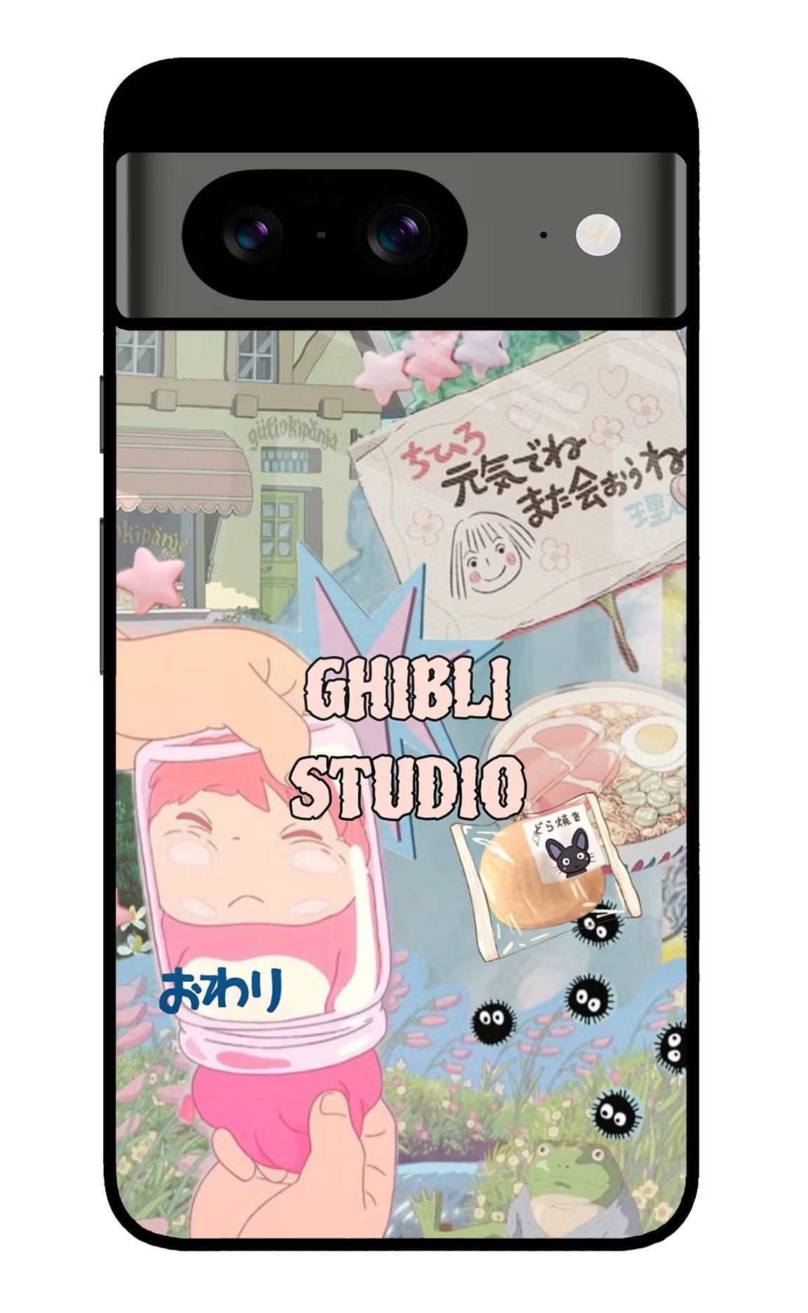 Studio Ghibli Google Pixel 8 Glass Case