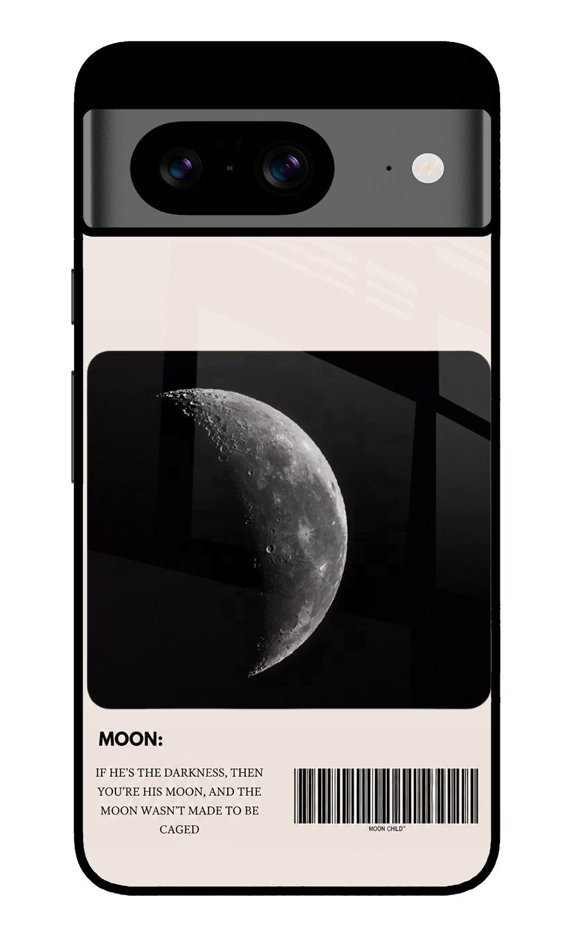 Moon Phase Google Pixel 8 Glass Case