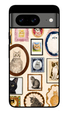 Mirror Cats Google Pixel 8 Glass Case