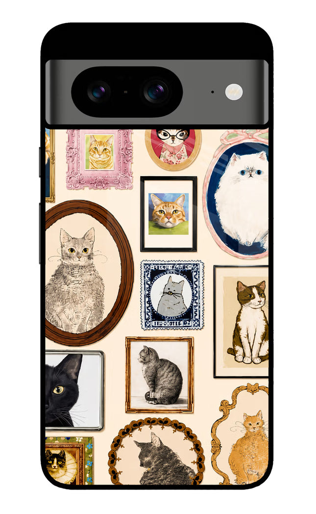 Mirror Cats Google Pixel 8 Glass Case