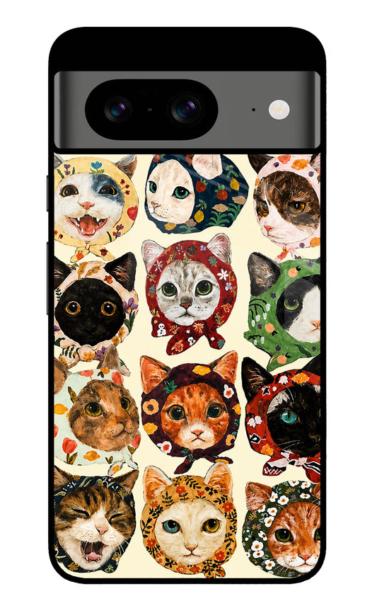 Cool Cat Google Pixel 8 Glass Case