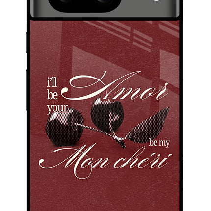 Velvet Cherry Google Pixel 8 Glass Case