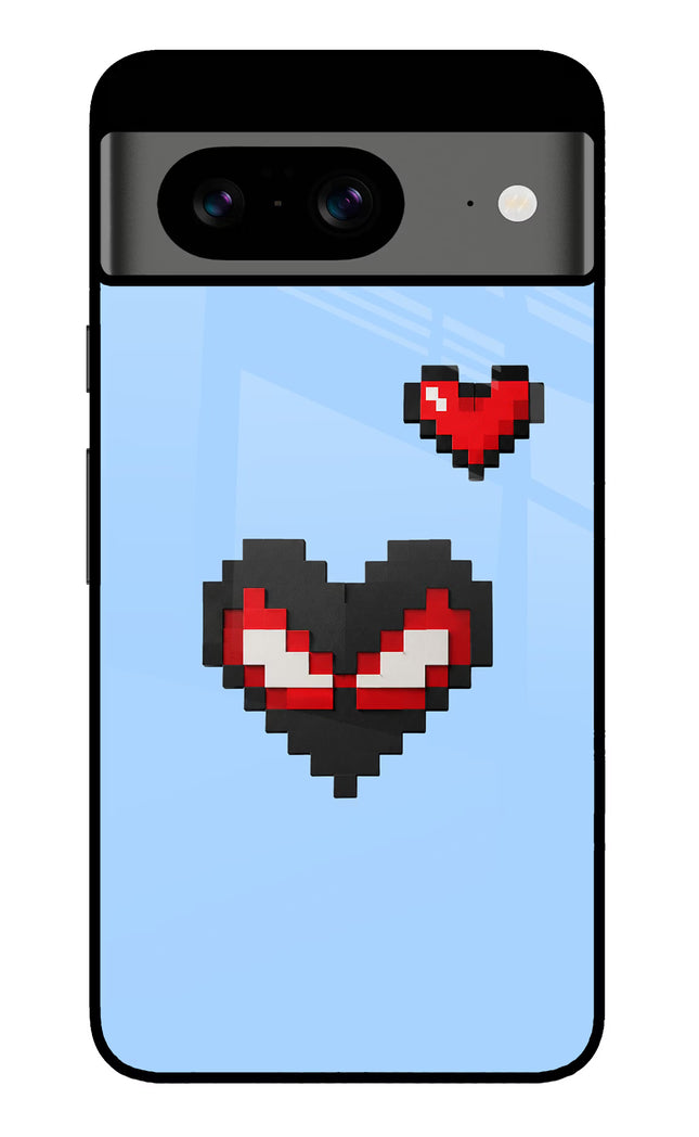 Peter Heart Google Pixel 8 Glass Case