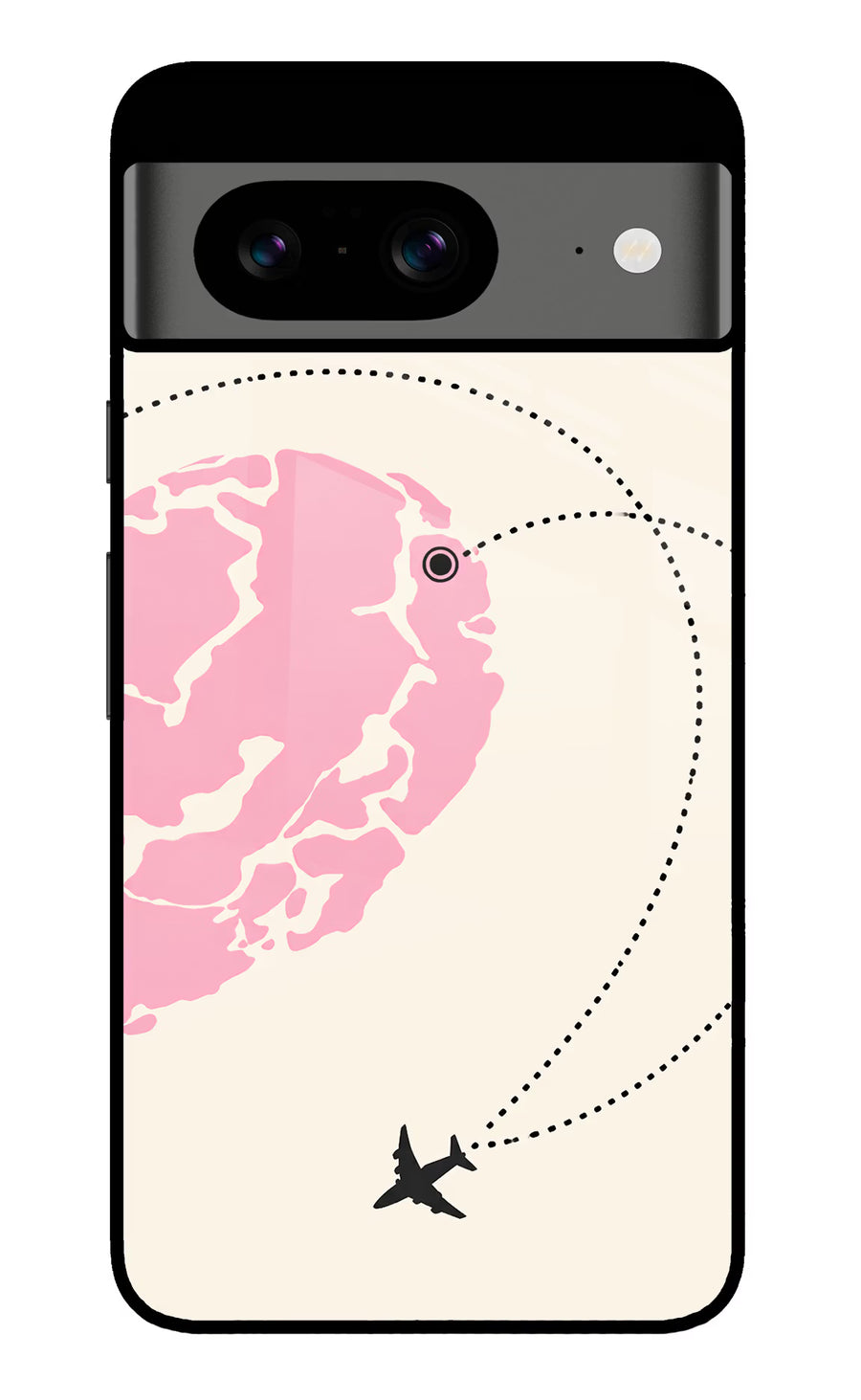 Miss Orbit Google Pixel 8 Back Cover, Glass case