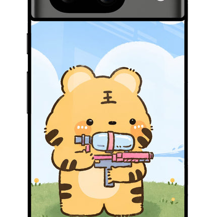 Tiger Treat Google Pixel 8 Glass Case