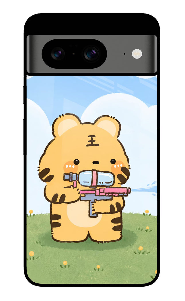 Tiger Treat Google Pixel 8 Glass Case