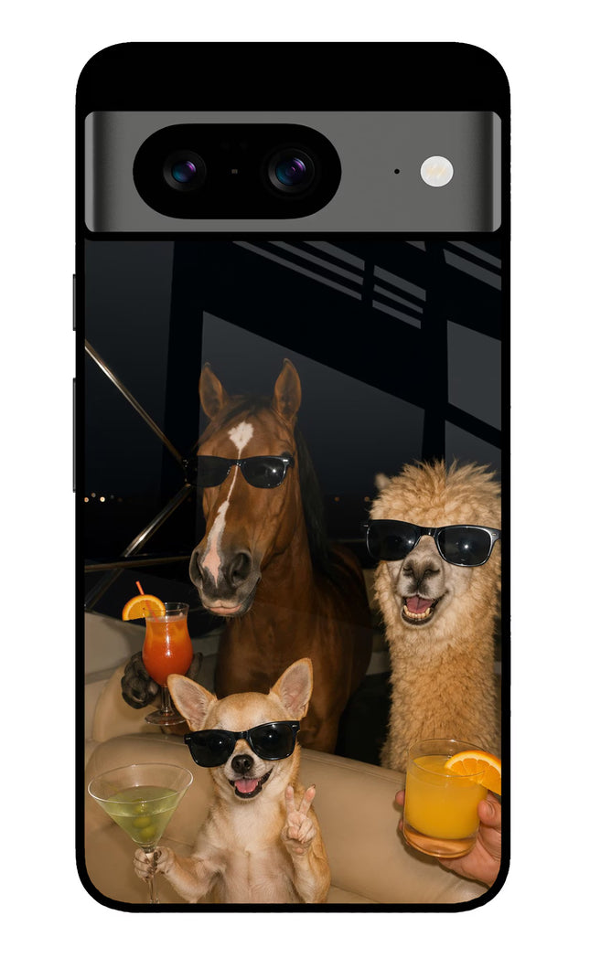 Party Squad Google Pixel 8 Glass Case