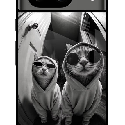 Hood Cats Google Pixel 8 Glass Case