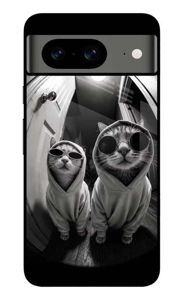 Hood Cats Google Pixel 8 Glass Case
