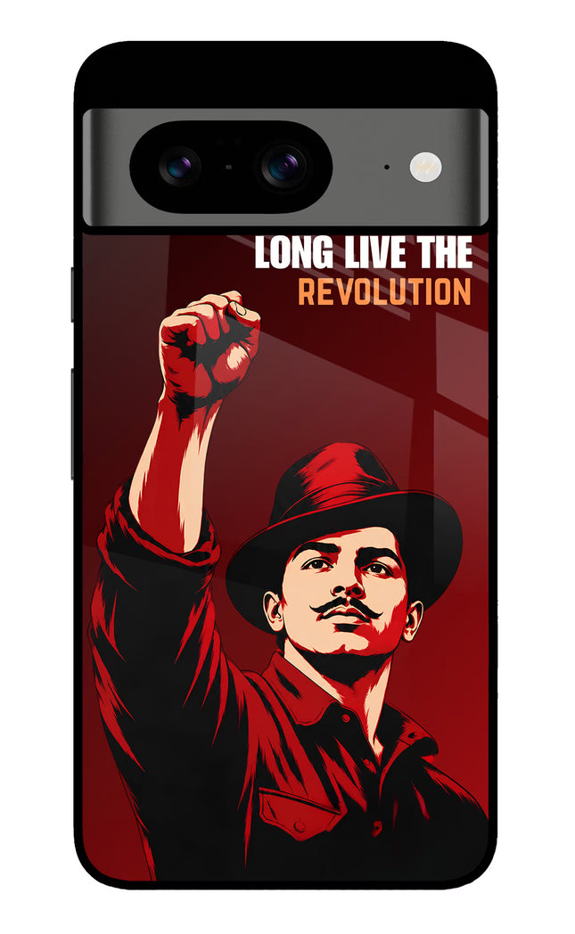 Bhagat Singh Revolution Google Pixel 8 Glass Case