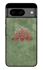 Lotus Grace Google Pixel 8 Glass Case Back Cover by Casekaro