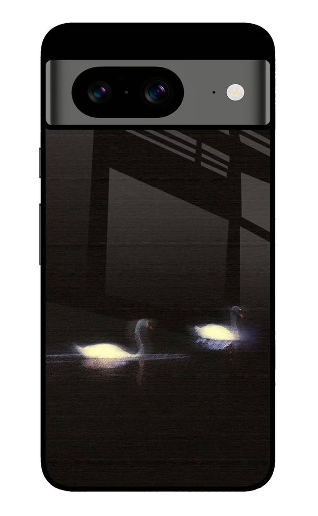 Silent Swans Google Pixel 8 Glass Case