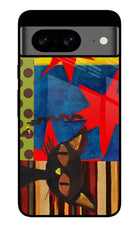 Pop Cat Google Pixel 8 Glass Case