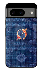 Koi Blue Google Pixel 8 Glass Case