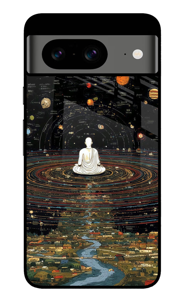 Space Monk Google Pixel 8 Glass Case