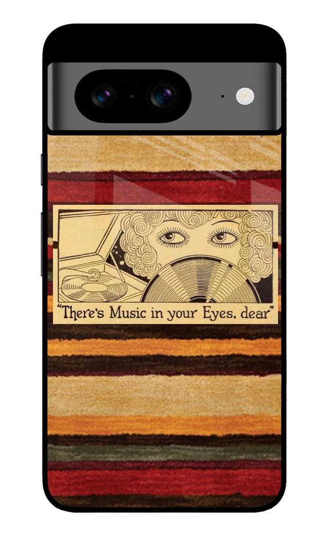 Vinyl Stripes Google Pixel 8 Glass Case