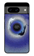 Dark Koi Google Pixel 8 Glass Case