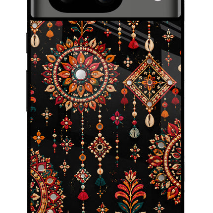 Boho Noir Google Pixel 8 Glass Case