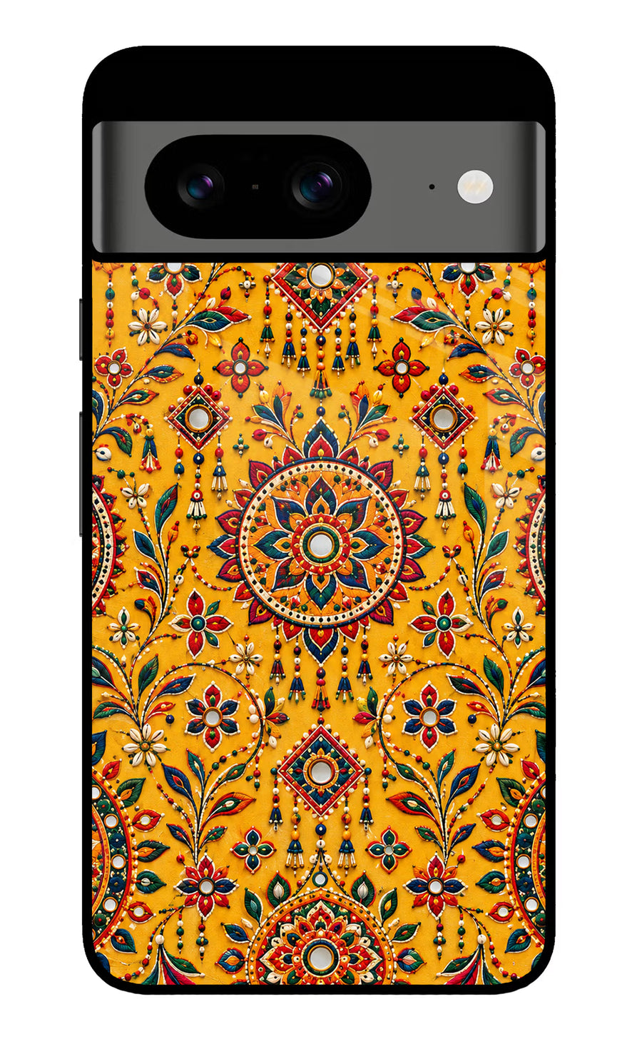 Sunlit Aura Google Pixel 8 Back Cover, Glass case