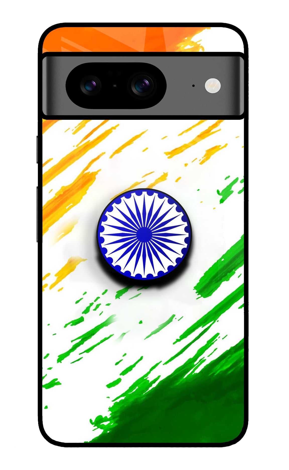 Indian Flag Ashoka Chakra Google Pixel 8 Pop Case