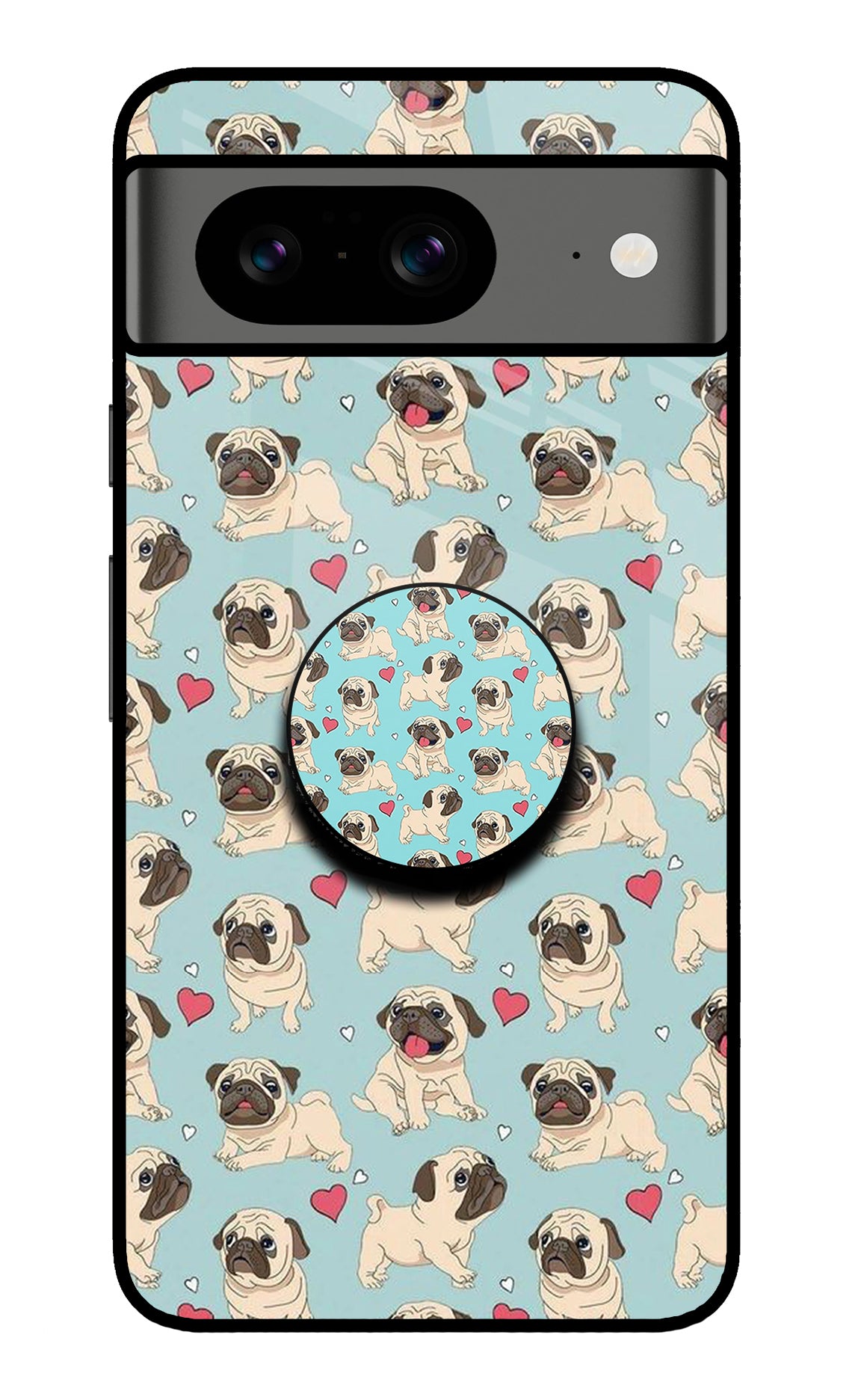 Pug Dog Google Pixel 8 Pop Case