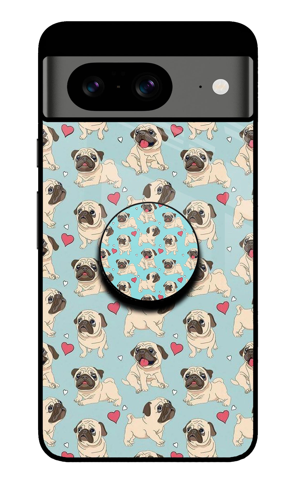 Pug Dog Google Pixel 8 Pop Case