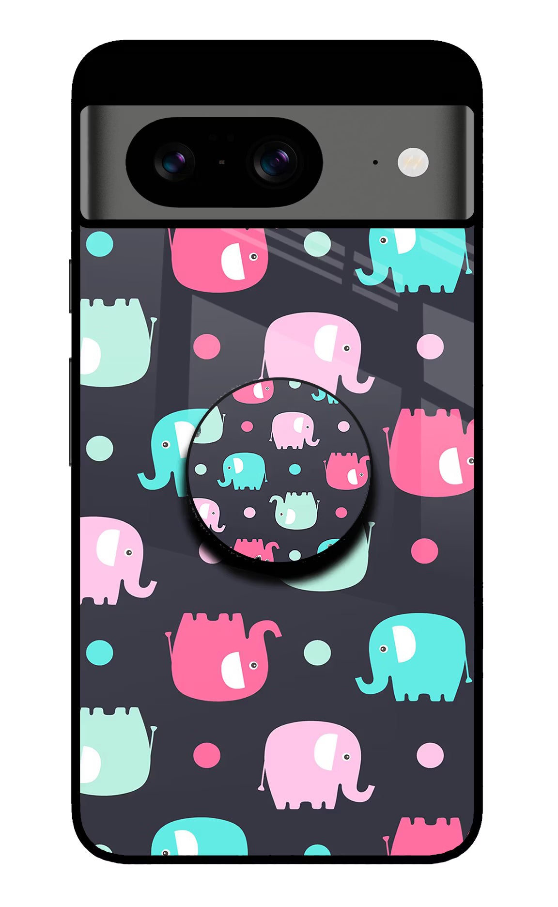 Baby Elephants Google Pixel 8 Pop Case by Casekaro