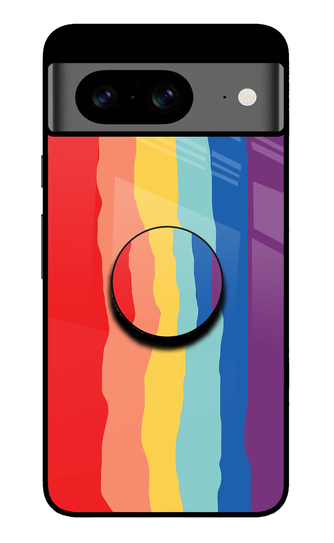 Rainbow Google Pixel 8 Pop Case by Casekaro