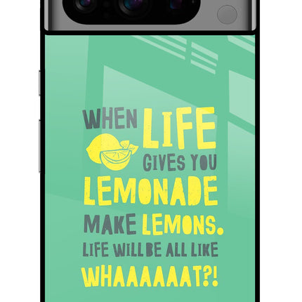 Quote Google Pixel 8 Pro Glass Case Back Cover by Casekaro
