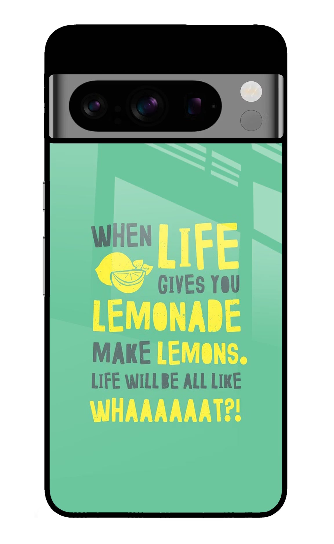 Quote Google Pixel 8 Pro Glass Case Back Cover by Casekaro