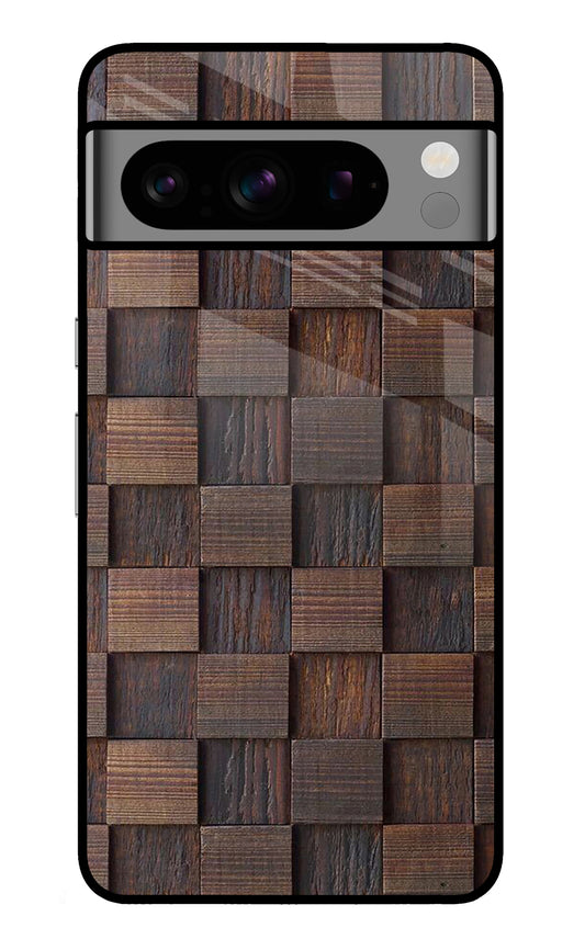 Wooden Cube Design Google Pixel 8 Pro Glass Case