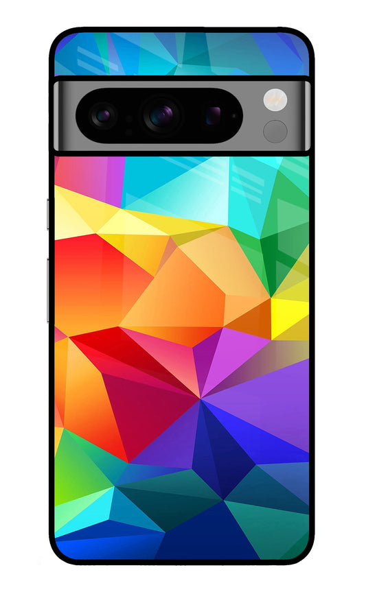 Abstract Pattern Google Pixel 8 Pro Glass Case