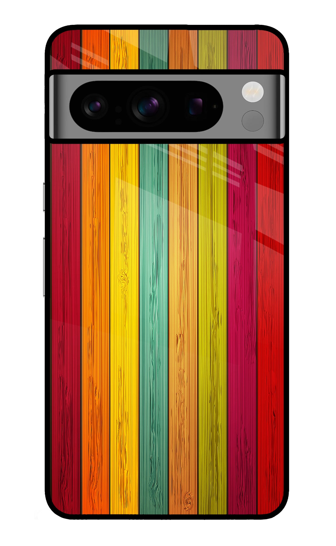 Multicolor Wooden Google Pixel 8 Pro Back Cover