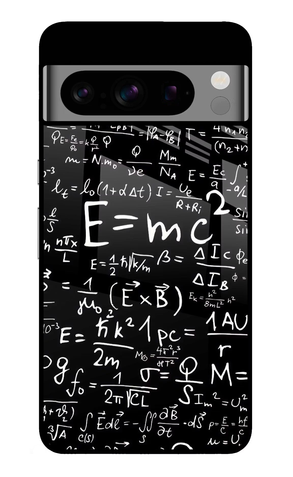 Physics Formula Google Pixel 8 Pro Glass Case Back Cover by Casekaro