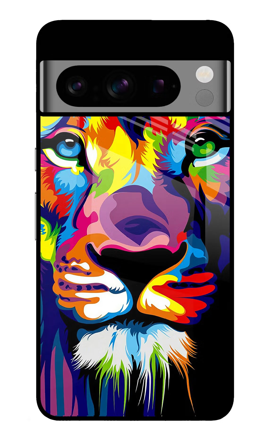 Lion Google Pixel 8 Pro Glass Case Back Cover by Casekaro
