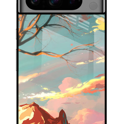 Scenery Google Pixel 8 Pro Glass Case Back Cover by Casekaro