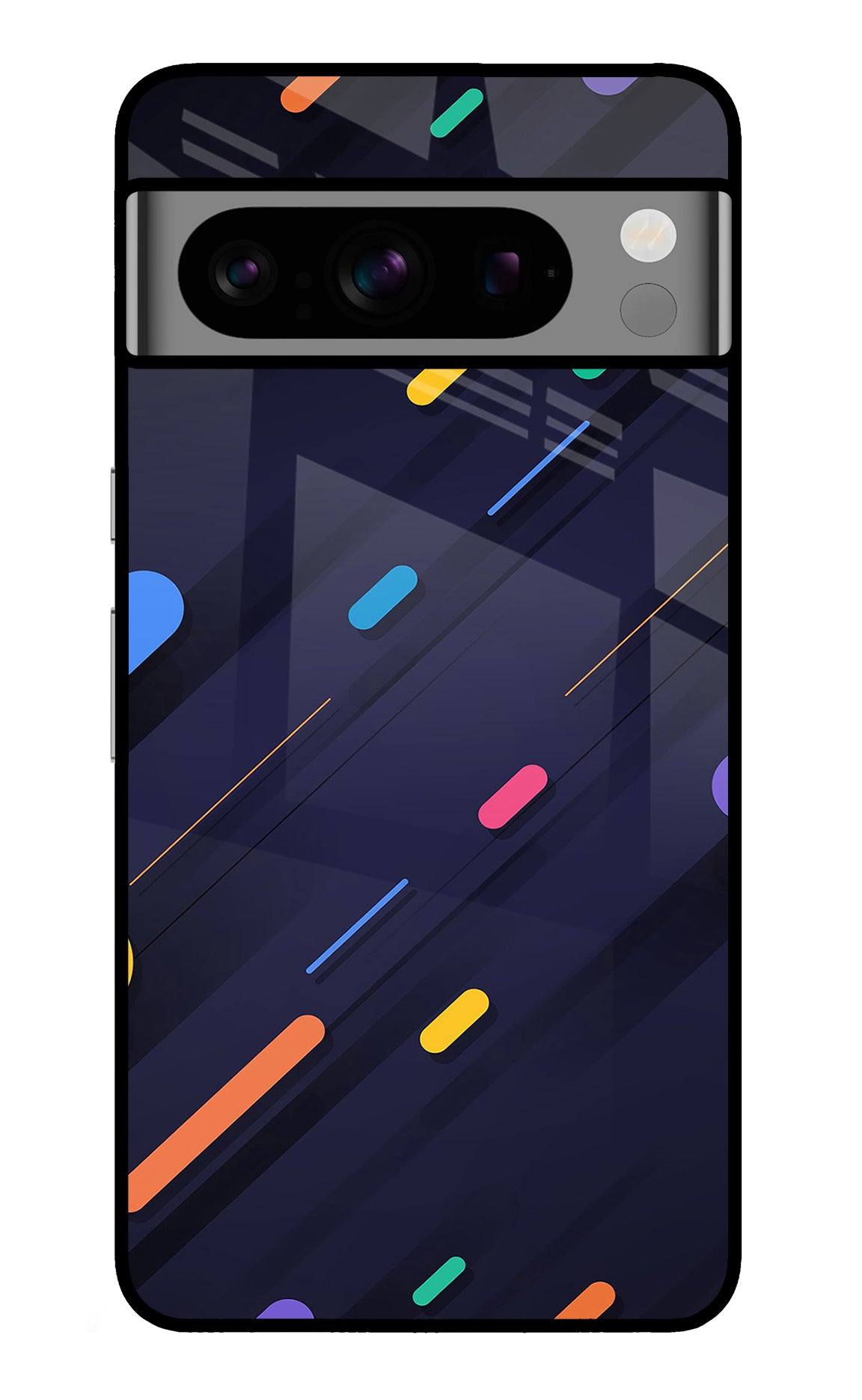 Abstract Design Google Pixel 8 Pro Glass Case