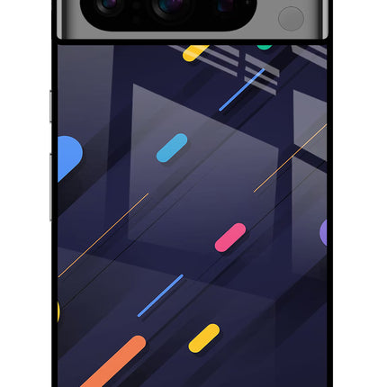 Abstract Design Google Pixel 8 Pro Glass Case