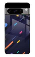 Abstract Design Google Pixel 8 Pro Glass Case