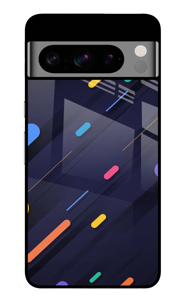Abstract Design Google Pixel 8 Pro Glass Case
