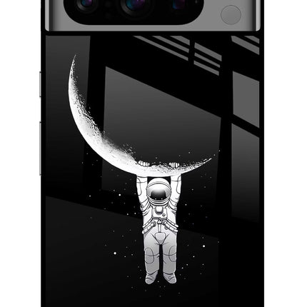 Moon Space Google Pixel 8 Pro Glass Case Back Cover by Casekaro