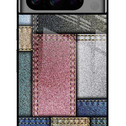 Multicolor Jeans Google Pixel 8 Pro Glass Case